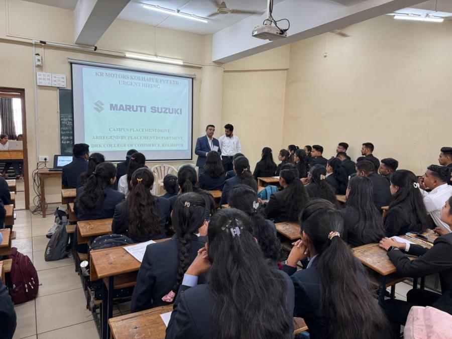 Campus Placement Drive for Maruti Suzuki, KR Moters